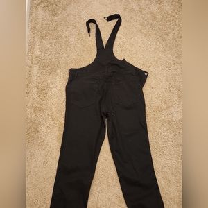 NWT Women's Black Overalls Old Navy 12